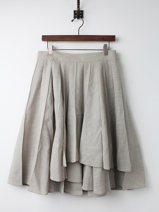 35696-DASFG Daisy Washable Overwrap Pleat Skirt