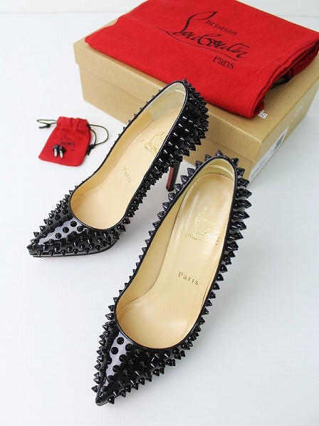 Christian Louboutin PIGALLE PLATO SPIKES 120 PATENT