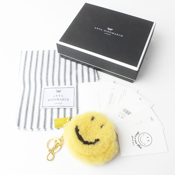 Coin Purse Smiley in キーリング 付 コイン ケース