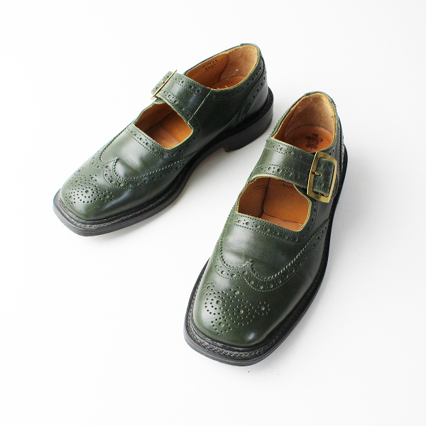 Tricker's TRICKER'S トリッカーズ L6222 BUCKLE BROGUES SHOES ウイングチップバックルブローグシューズ