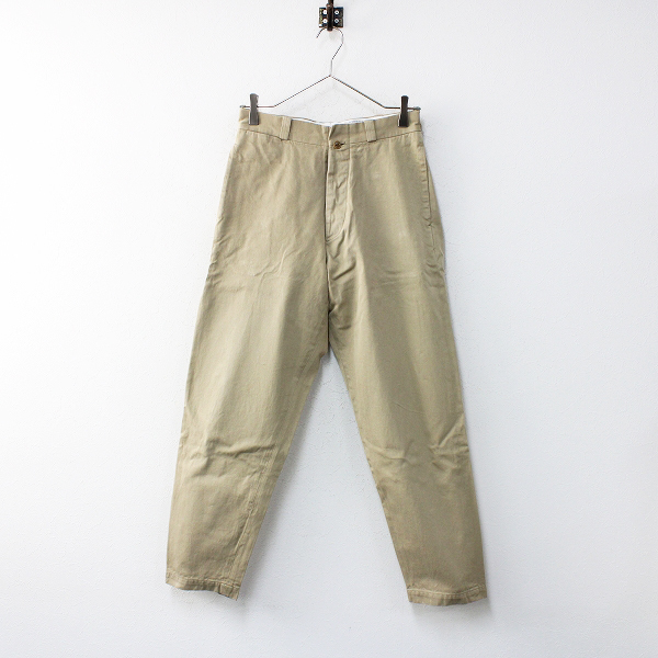 YAECA ヤエカ 166054 Chino Cloth Pants wide tapered チノクロスパンツ ワイドテーパード
