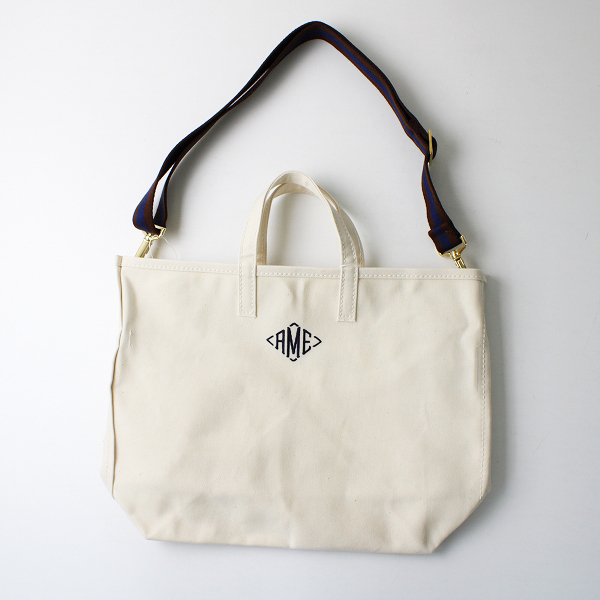 2020AW AMERICANA×TENBEA×L'Appartement AME Tote Bag ショルダー付きキャンバストートバッグ