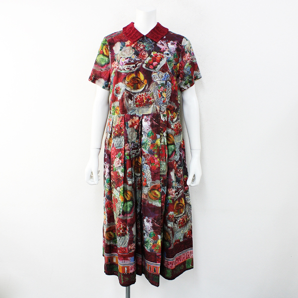 2019AW Jane Marple ジェーンマープル Art in bloom Day DRESS レース襟デイドレス