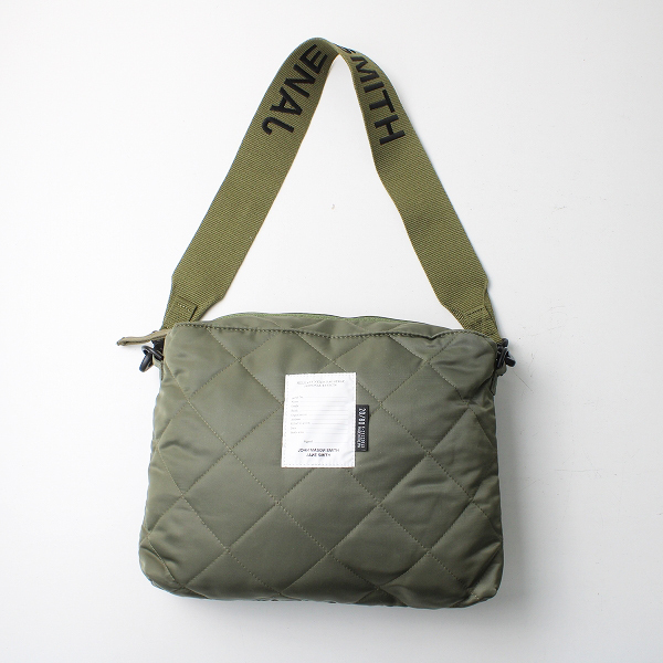 2020AW JANE SMITH ジェーンスミス Plage別注 SP MILITARY QUILT 2WAY バッグ